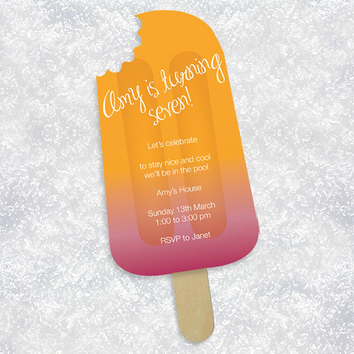 popsicle party invite