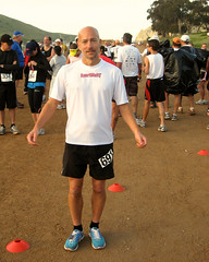 Christian Burke at the start of the 2011 Catalina Marathon