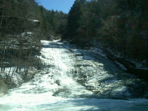 Buttermilk Falls in Ithaca, NY