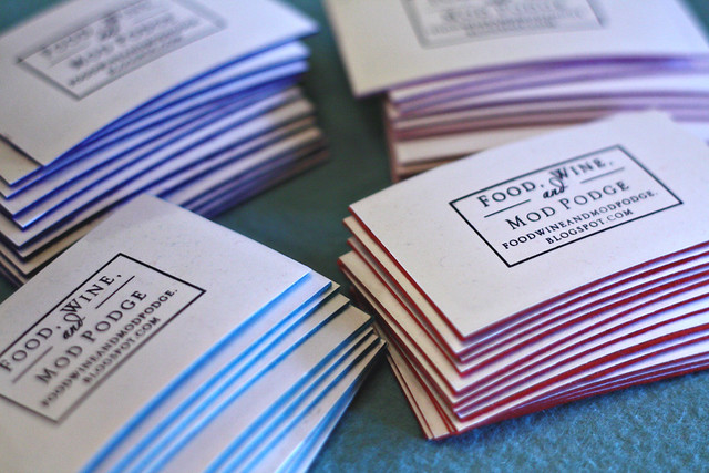 diy recycled business cards