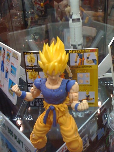 A Super Saiyan Goku figure I saw at ComicCon