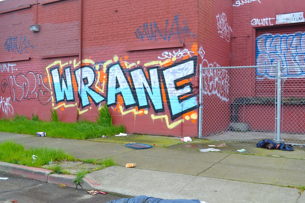 WRANE, Oakland, Street Art, Graffiti