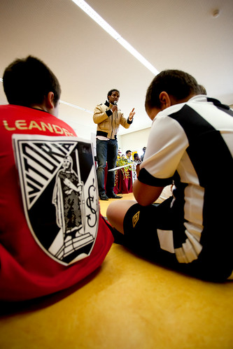 Guimarães - Visita de Jogadores ao Centro Escolar de Celorico de Basto