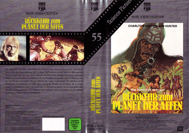 Beneath The Planet Of The Apes (VHS Box Art)