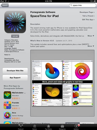 SpaceTime for iPad