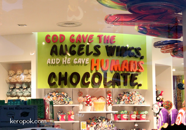 God Gave The Angels Wings, And He Gave Humans Chocolate.