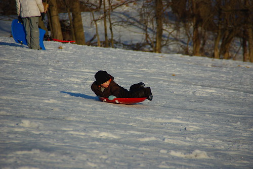Sledding at Valley Forge