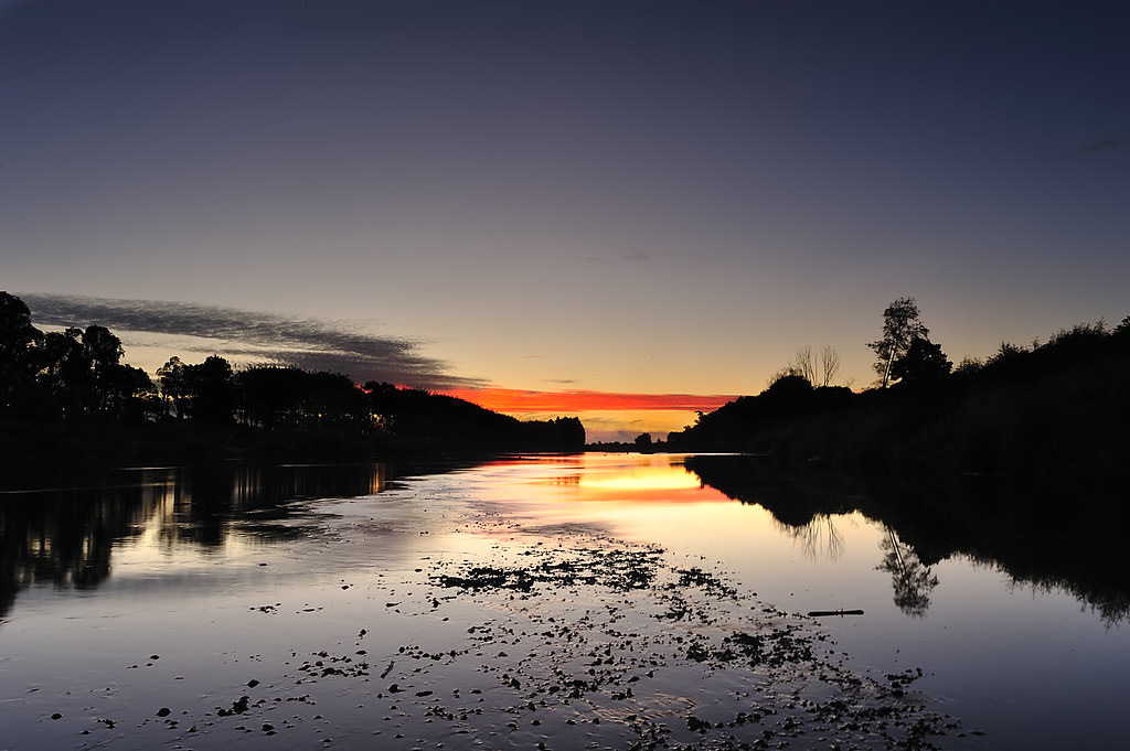 Manawatu River during sunset (Part 2)