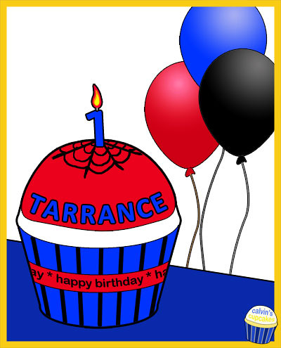 For Tarrance, on your 1st birthday - dandiewinks
