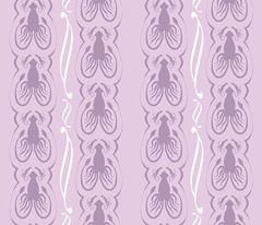 Spoonflower Fabric Contest Squid Design - Tentacles in Lavender