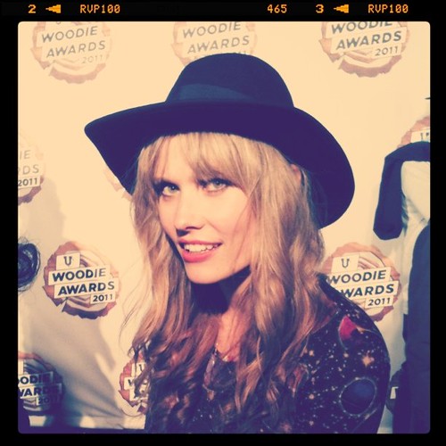 Nana of Oh Land (Denmark) on #Woodies red carpet