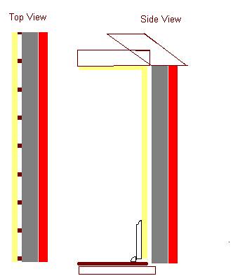 diagram of wall construction in 1947 Cape cod house