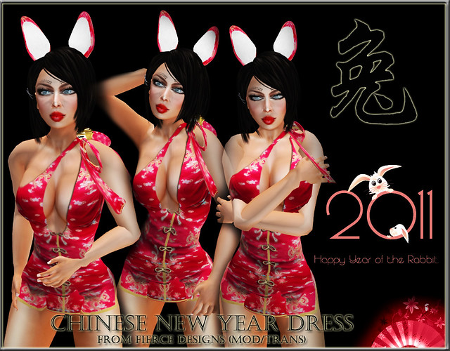 Chinese dress year of the rabbit!