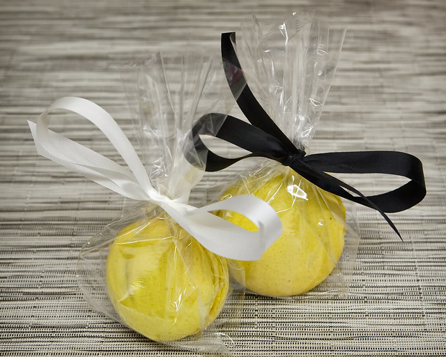 Lemon Macarons Packaged