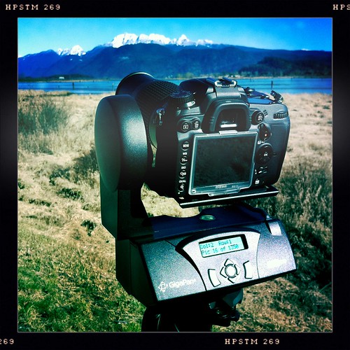 Beautiful day to be shooting a Gigapan in PoCo