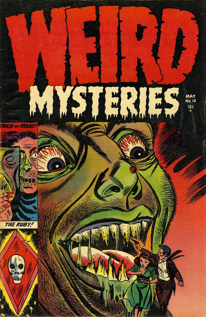 Weird Mysteries #10 Bernard Bailey Cover (Gillmor, 1954) 
