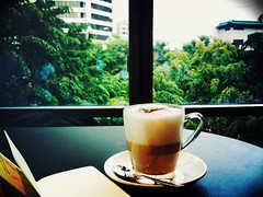 Cappuccino, JAMS Cafe, Prologue Bookshop, ION Orchard