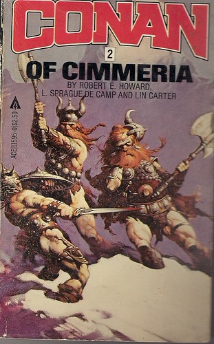 Conan of Cimmeria Ace Paperback cover by Frank Frazetta