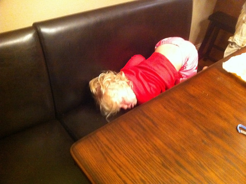 Asleep at the table