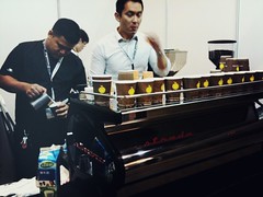 La Marzocco Strada, Oriole Coffee Roasters, Tea & Coffee World Cup Singapore 2011