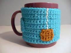 "Cup of Tea" Crocheted Mug Cozy
