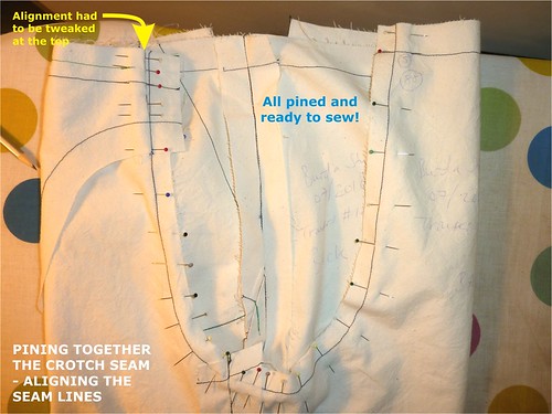 Sewing the crotch seam (3)