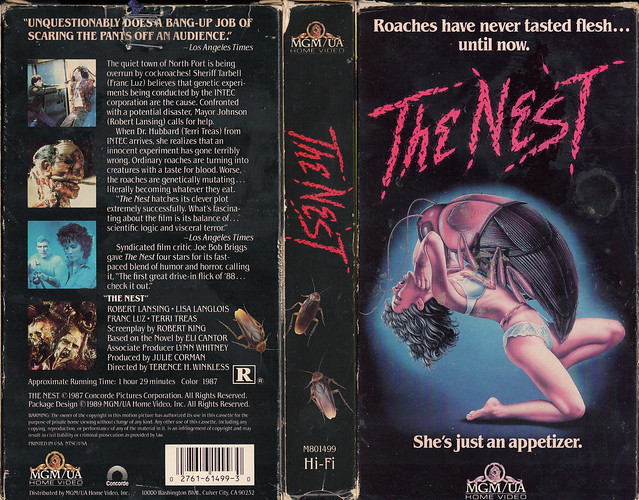 THE NEST (VHS Box Art)