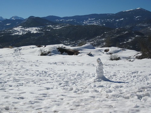 A Greek snowman!