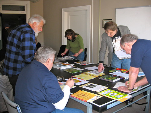 The Southeast Chapter of the National Cartoonists Society in the Xpress conference room