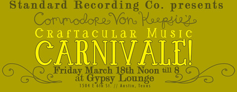 Commodore Von Keepsie's Craftacular Musical Carnivale