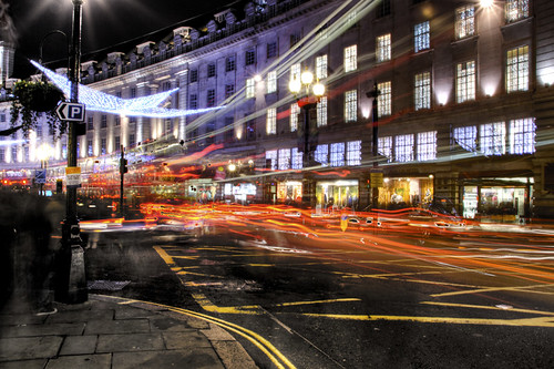 Regent Street lights. London. Luces de Regent Street