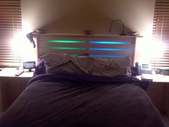 My Headboard With LED Ligthing