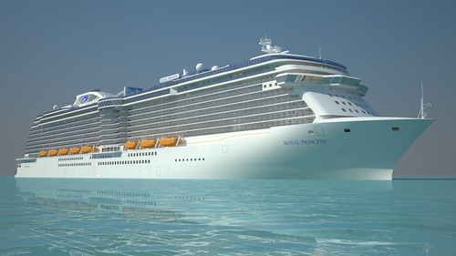 What is the name of the newest Princess cruise ship?