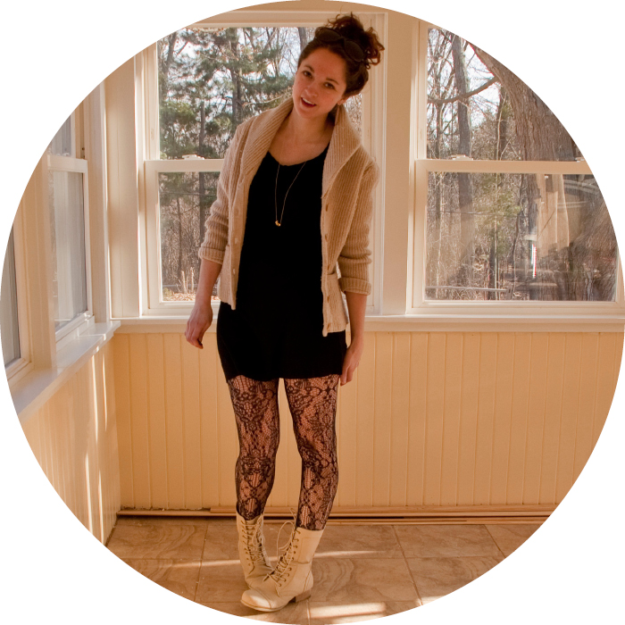 combat boots lace zippers curls lbd cardigan dash dot dotty blog style