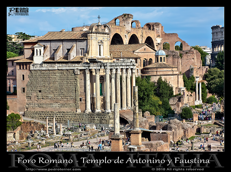 Roma - Foro - Templo Antonino y Faustina