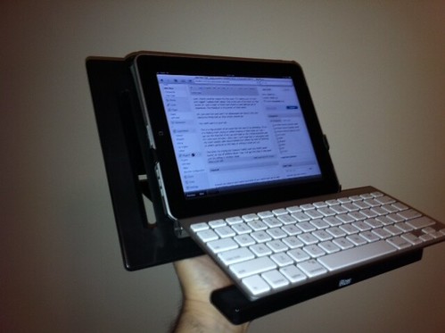 My Laptop iPad Typing Setup.