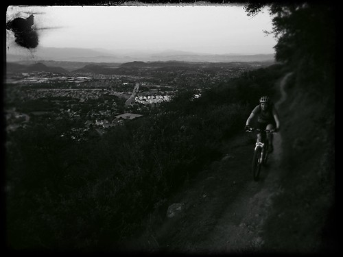 The ridge line above Newbury Park has to be the sweetest stretch of singletrack in Ventura County - tight, lush, rolling and windy. by BroAndDonna
