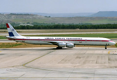 LAP Lineas Aereas Paraguayas DC-8-71 N8079U MAD 20/05/1992