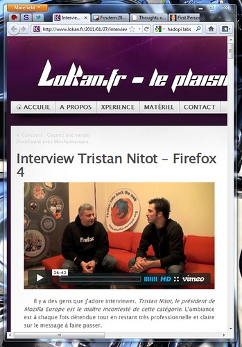 Copie d'écran du blog Lokan.fr