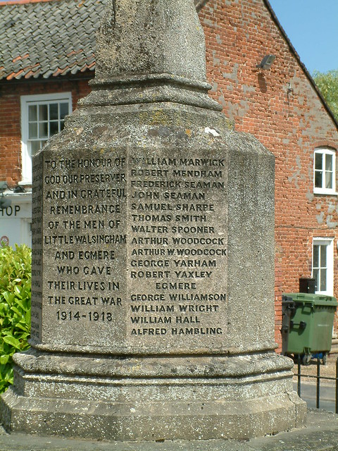 Little Walsingham & Egmere War Memorial 2