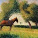 Georges Seurat - Horse and Cart 1884