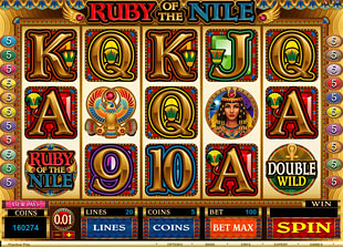 Ruby of the Nile slot presents
