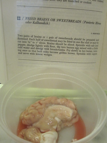 Pig brains!