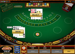 Vegas Strip Blackjack game