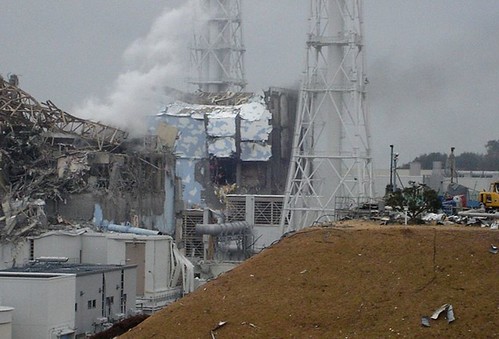 fukushima damage left, unit 3, right, unit 4