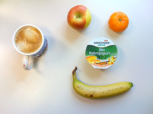 Bio-Rahmjoghurt, Braeburn, Clementine & Banane