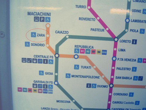 metro zara map