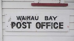 Waihau Bay Post Office - Sign