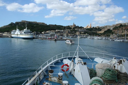 Gozo Island ferry boat Malta