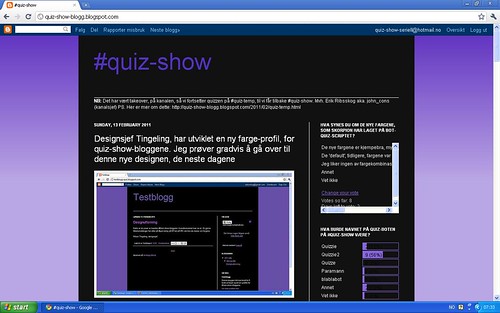 quiz-show blogg farger